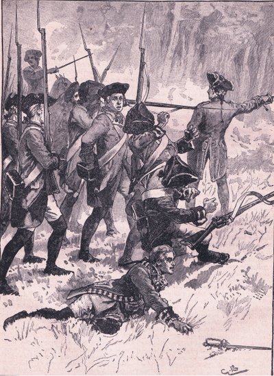 Defeat of General Braddock in the Indian ambush AD 1755 by Gordon Frederick Browne